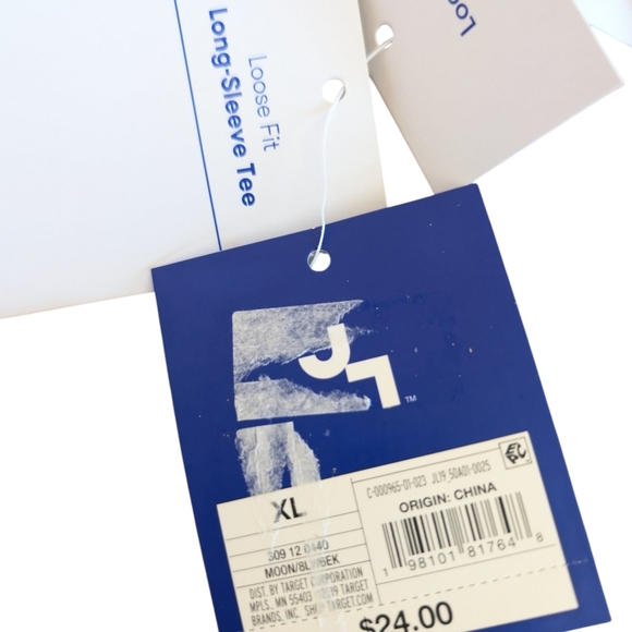 NWT Joy Lab Cream Waffle Knit Thumbhole Top XL - Picture 2 of 13